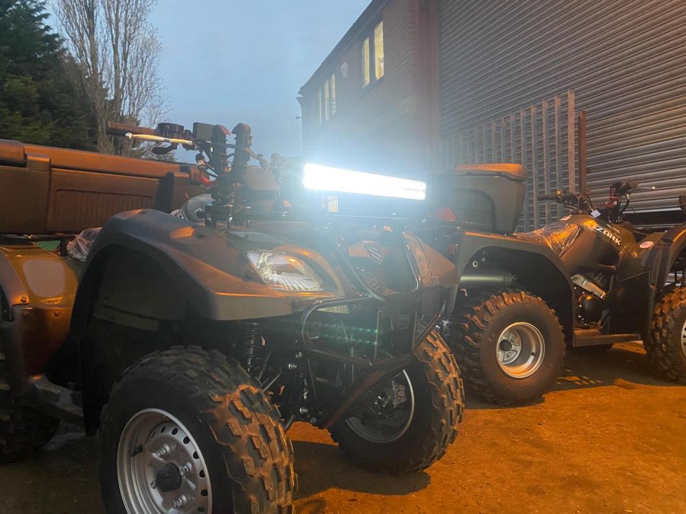 Green led light bar on sale for atv