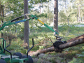 Kellfri Forestry trailer with crane 3.6 m