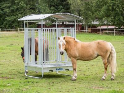 Kellfri EEDER WITH GRILLE GATE FOR HORSES, 8 OPENINGS
